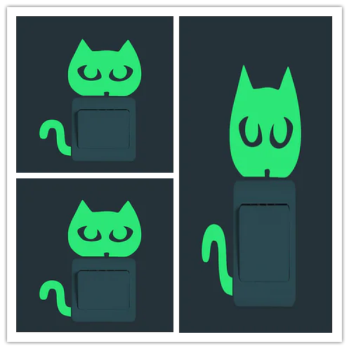 Glow-in-the-Dark Stickers and Switch Decor