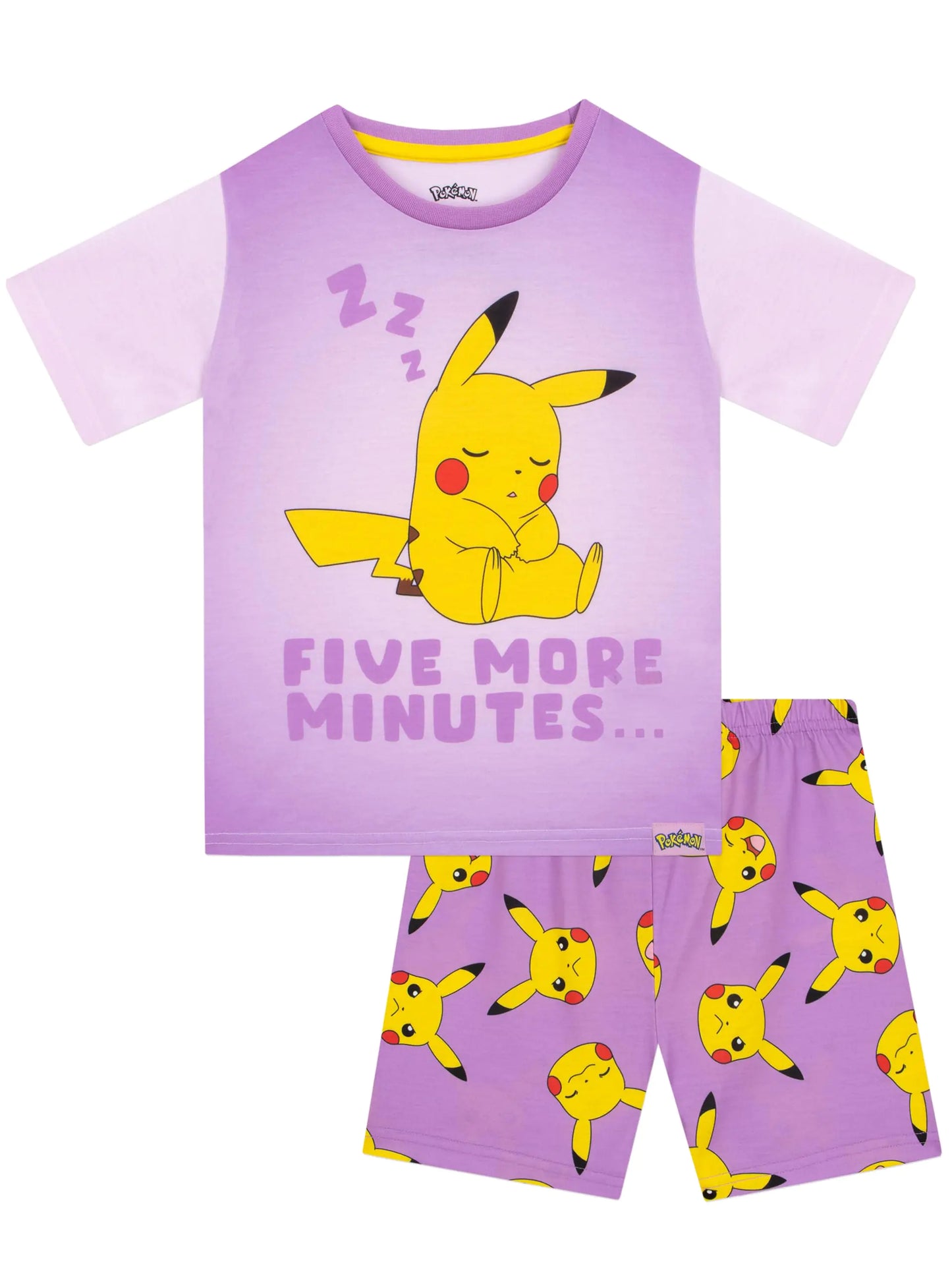 Pokemon Pajamas | Pikachu Pajamas For Girls | Pikachu Girls Pajama Sets | Purple 10