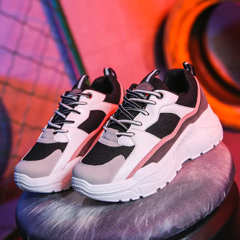 Korean Style Women's Casual Dad Sneakers for Spring/Summer