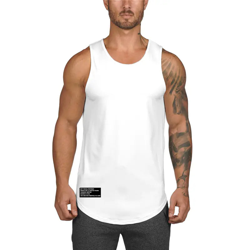 Breathable Polyester Men's Gym Exercise Vest