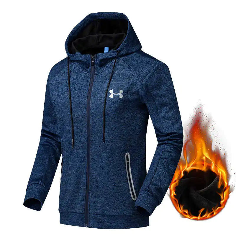 Autumn Winter Hooded Loose Sweatshirt Cardigan