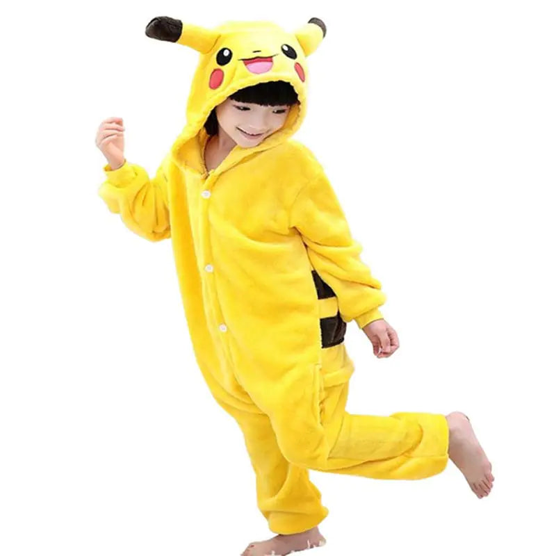 Pikachu Coral Fleece Pajamas for Kids (Unisex)