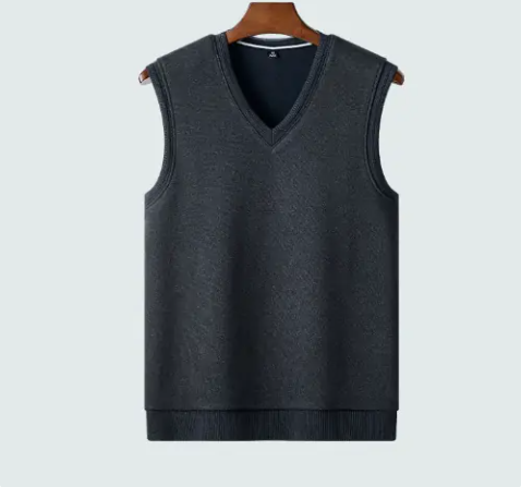 Men's Sleeveless Casual Knitted Sweater Pullover Vest