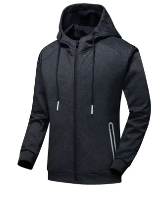 Autumn Winter Hooded Loose Sweatshirt Cardigan