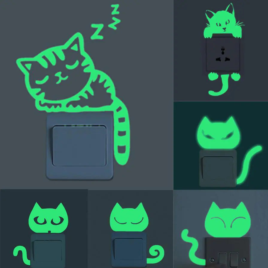 Glow-in-the-Dark Stickers and Switch Decor