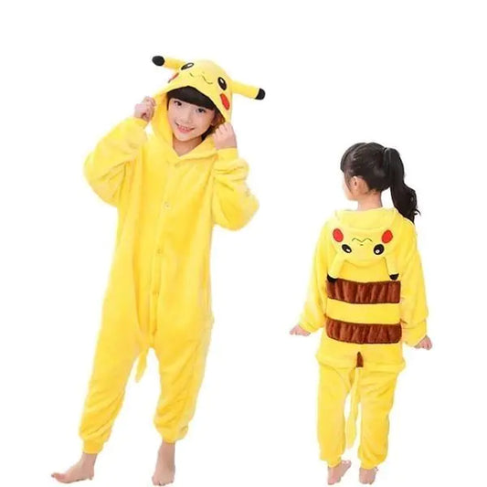 Pikachu Coral Fleece Pajamas for Kids (Unisex)