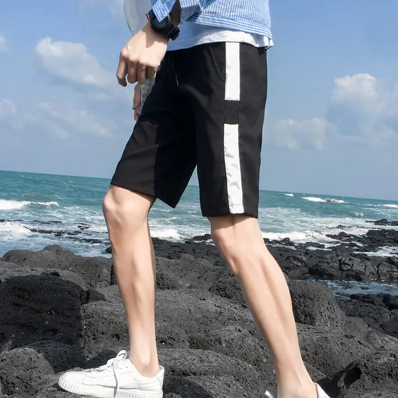 Men's Casual Beach Sports Shorts - Five-Point Style