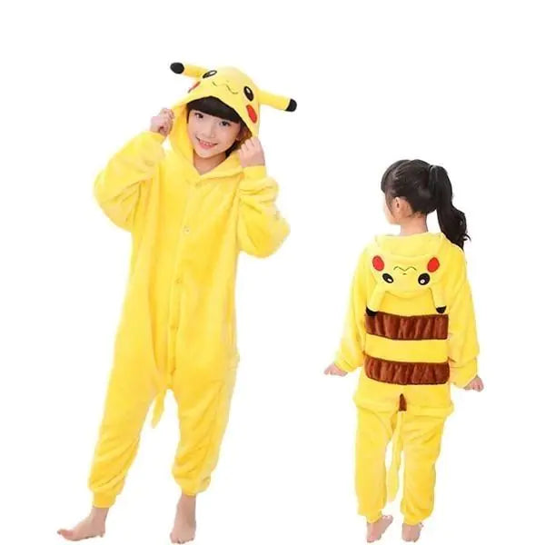 Pikachu Coral Fleece Pajamas for Kids (Unisex)