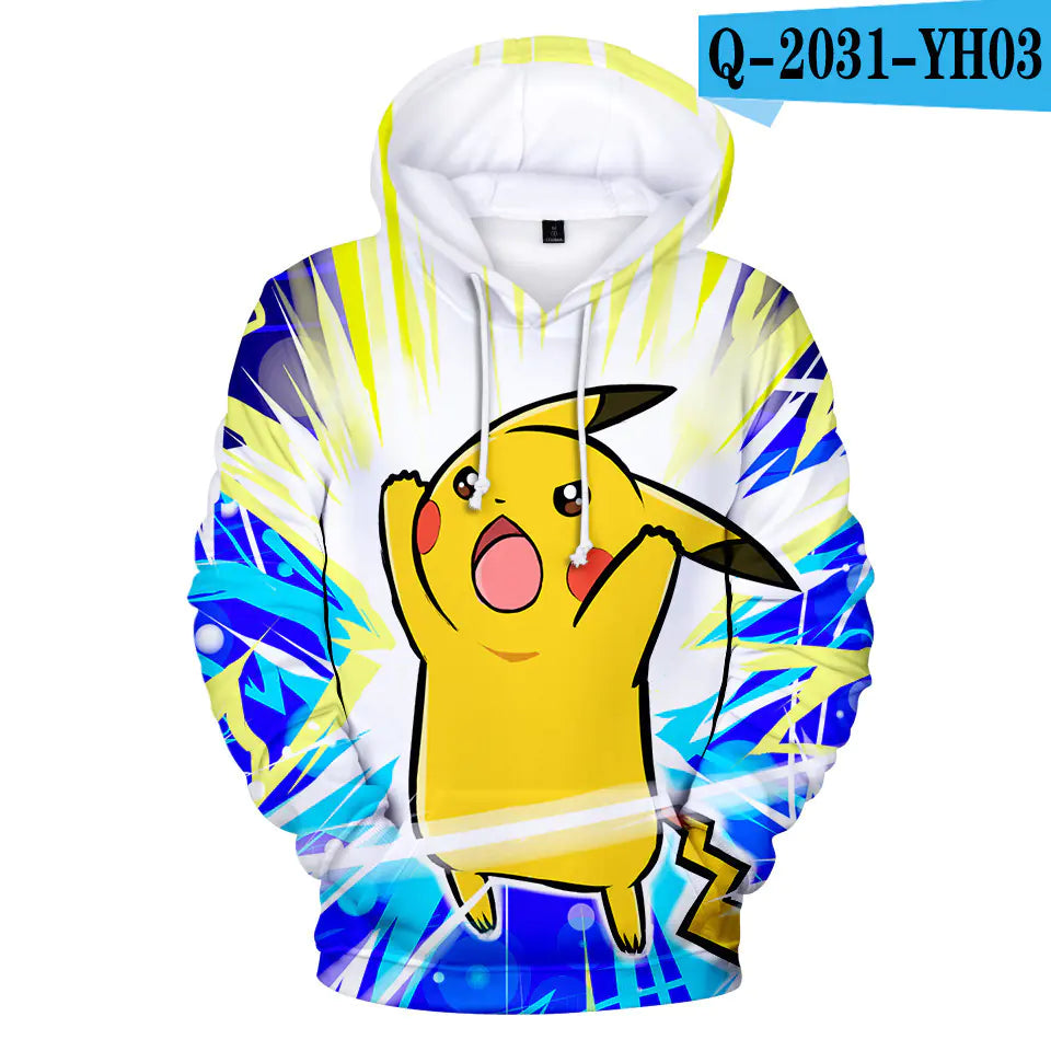 Pokemon Hoodie with Multiple Styles